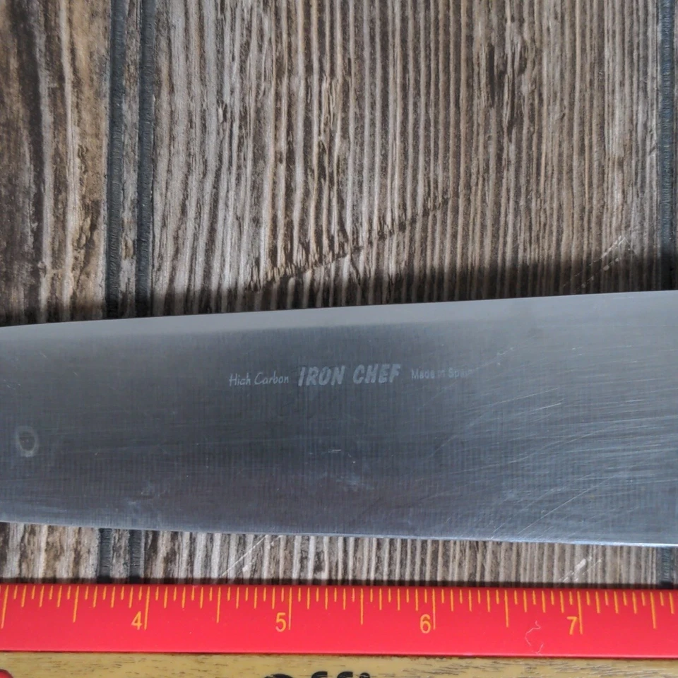 Железный поварской нож из высокоуглеродистой стали профессиональный шеф-повар сделано в Испании лезвие 8 дюймов - Изображение 2 из 4