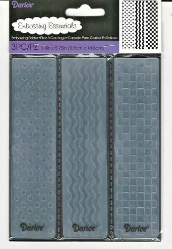 NEW Darice Embossing Folder Universal Folders MANY TO CHOOSE FROM (S5) - Picture 31 of 55