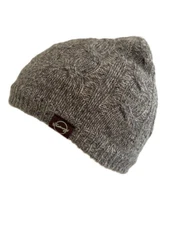 Mens Weatherproof wool/acrylic knit pile lined cap