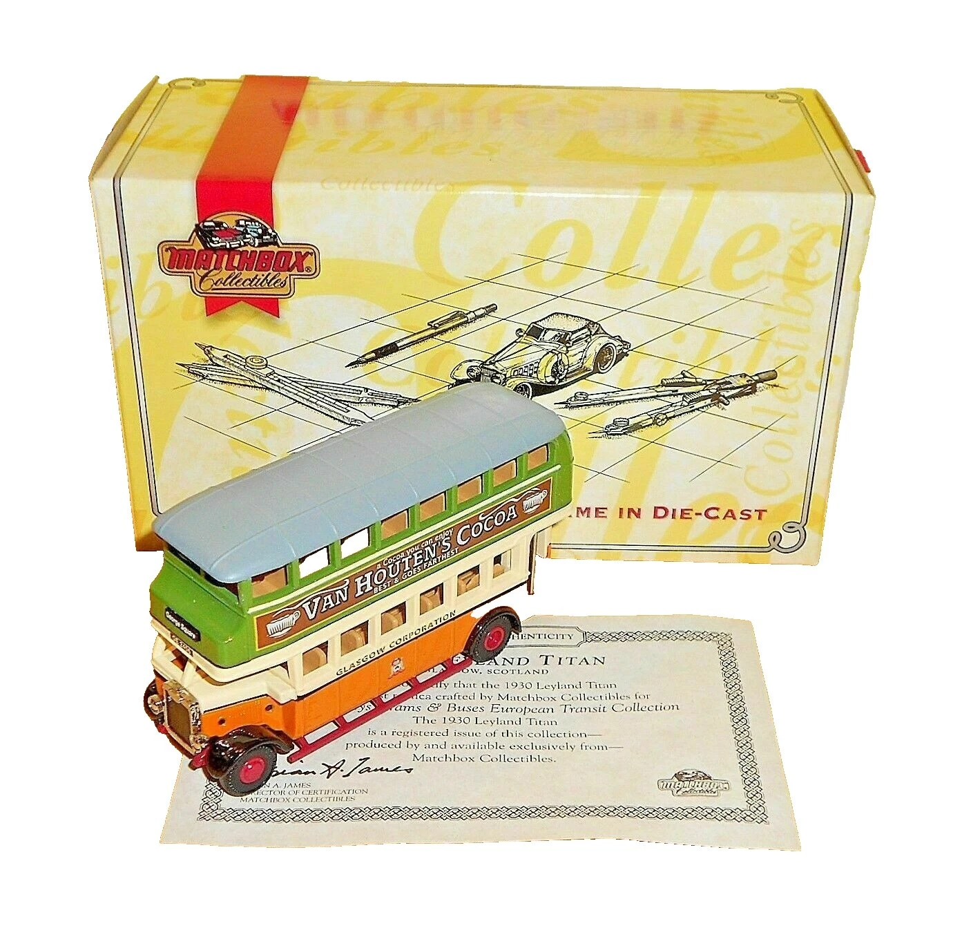Ônibus em metal fundido Escala 1:76 Matchbox