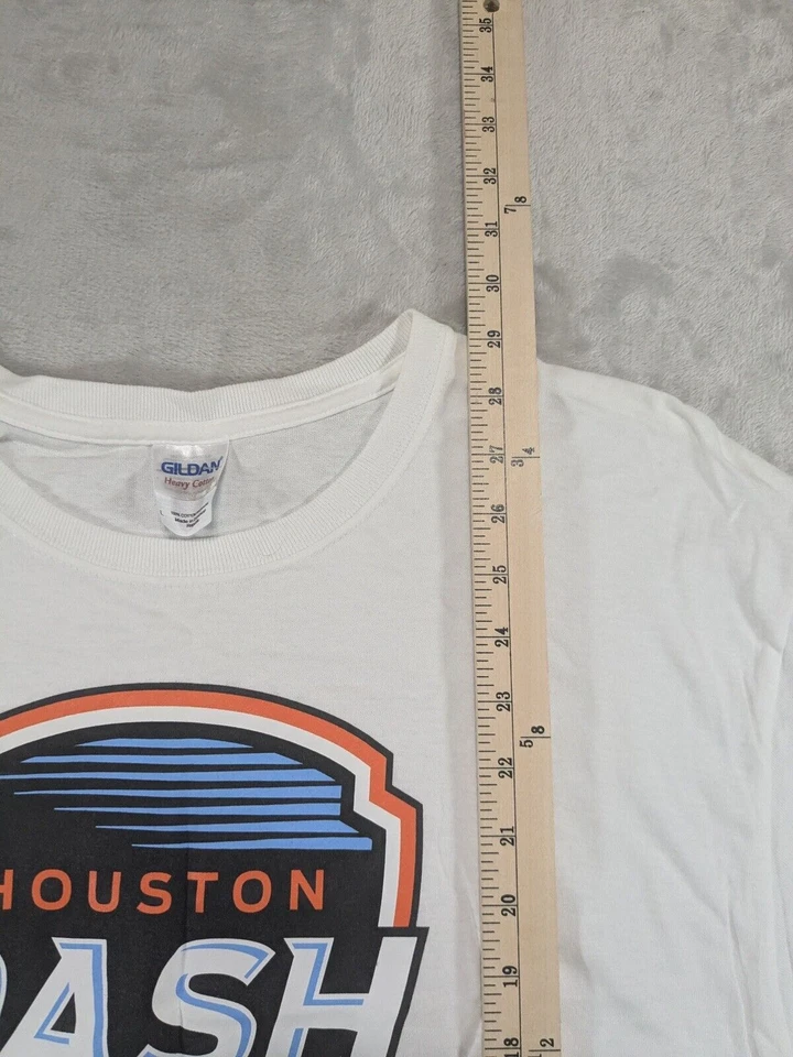 MLS Houston Dash Men's Size Large White T-Shirt - Image 3 of 4