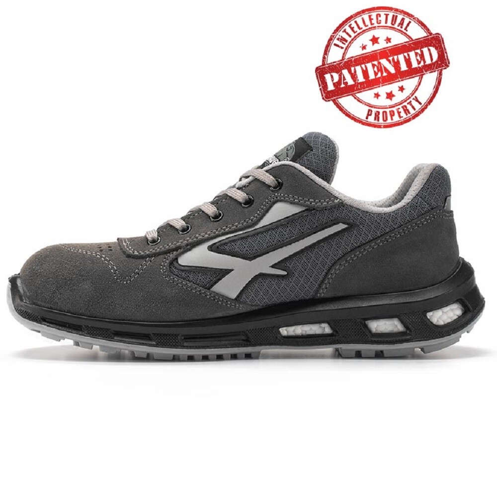 Scarpe U Power Surge SB Uomo - Taglia 39 EU In Tela Con Suola EVA, Bianco E Nero