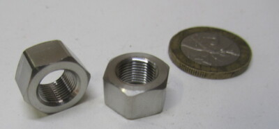18-8 Stainless Steel, Hex Nut, 3/8''-32, 2 Pcs