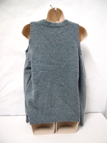 Rebecca Minkoff Womens Page Cold Shoulder Sweater M Merino Wool Alpaca Blue - Picture 4 of 6