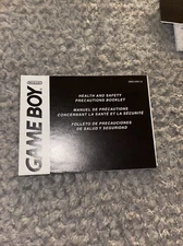 Nintendo Game Boy Health And Safety Precautions Booklet C/AGB-USA-4