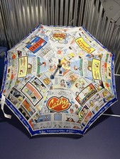 Comic Strip Umbrella Huntsville Times Funnies 40" Diameter Wooden Handle