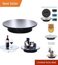 Versatile Electric Rotating Display Stand - 7.87in Diameter for Photography