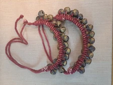 Vintage Indian Ghungroo Dance Bells Pair Brass Anklets Handcrafted Folk