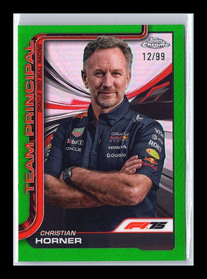 2025 Topps Chrome Formula 1 192 Christian Horner Portrait Team Principal 