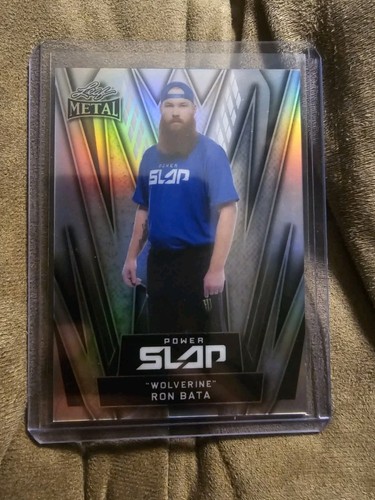 2025 Leaf Metal Power Slap #42 Wolverine Ron Bata Silver Prizm 17/149