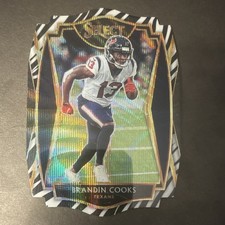 2020 Panini Select Brandin Cooks Premier Level Zebra Prizm Die-Cut #140