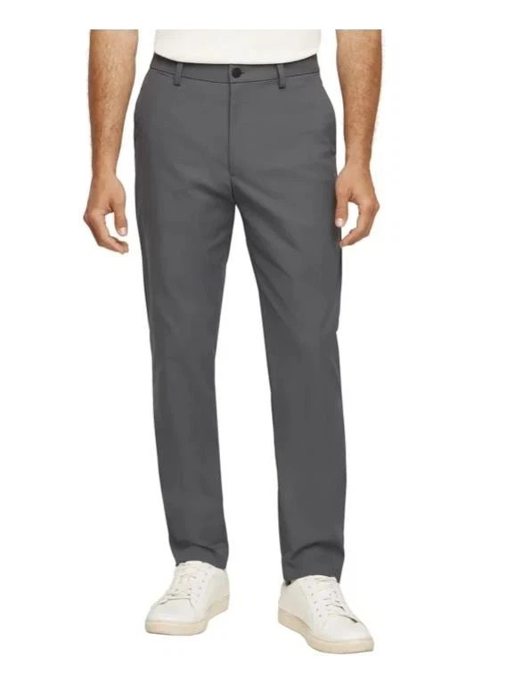 NWT Banana Republic Men's Commuter Flex Pants in Gray Wrinkle
