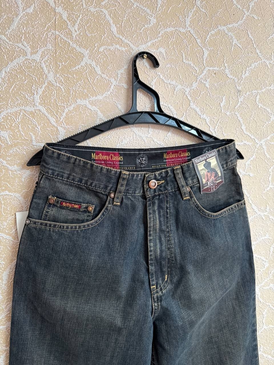 New! Marlboro Classics men's blue denim jeans size s image 6