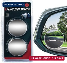 Blind Spot Mirror 2 Pack 2 Inch Round Hd Glass Convex Mirror For Car Wide Angl Blind Spot Mirror 2 Pack 2 Inch Round Hd Glass Convex Mirror For Car Wide Angl