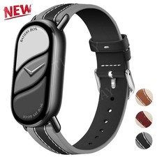 Leather Band Strap For Xiaomi Mi Band 8 /9 /10 NFC Smartwatch Sports Wrist Band