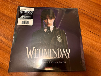 Danny Elfman & Chris Bacon   Wednesday LP Soundtrack Enid's Pink Sweater