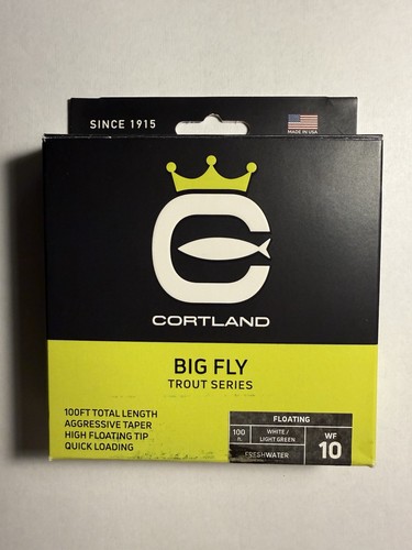 Cortland Fly Fishing Line - Big Fly Trout Series - Floating - WF 10 Weight