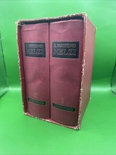(Vallardi) Il novissimo MELZI linguistico e scientifico 1955 Cofanetto 2 vol.
