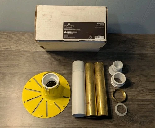 Signature Hardware Freestanding Tub Drain Rough In Kit, 1-1/2" PVC SH653PVC - Picture 1 of 9