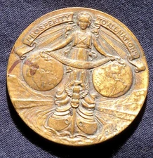 1914 HK-398 ; Panama Canal Completion Brinze So-Called Dollar ; S/N 12705