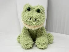 Collectible Vintage Tri Russ Light Green Frog 7" Plush Stuffed Animal