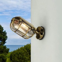 AußEnwandlampe AußEnleuchte Wandlampe Messing Massiv IP64 E27 In Antik