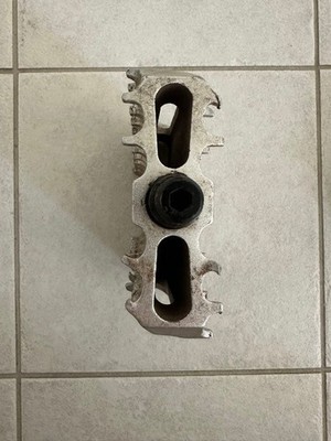 Brooklyn Machine Works Shin Burger Pedals Silver Aluminum Vintage