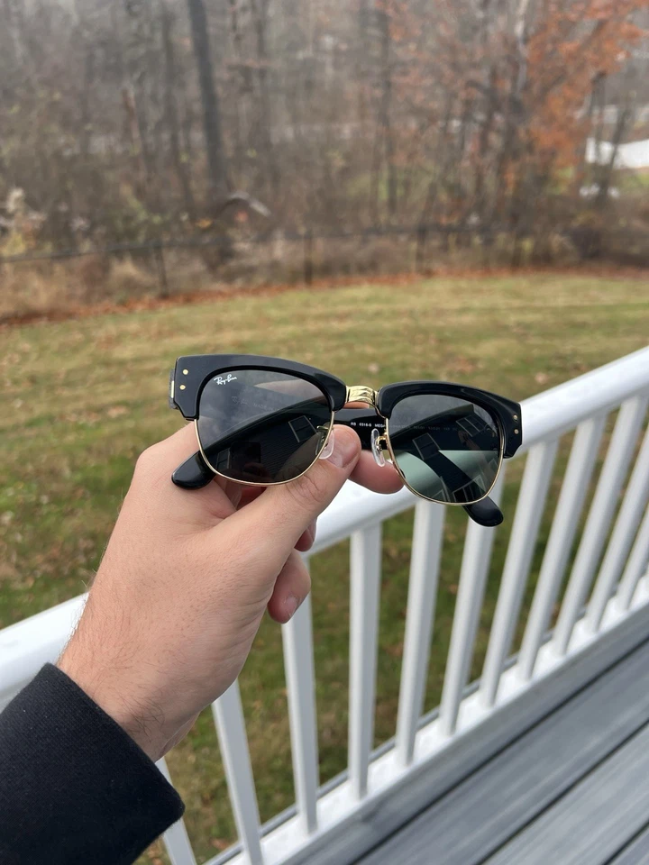 Auténticas gafas de sol Ray-Ban Mega Clubmaster RB0316S unisex - ligeramente usadas Foto 2 de 4