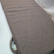 Bench Cushion Non-Slip Indoor Outdoor Foam Pad with Hook/Loop Straps and Zipper