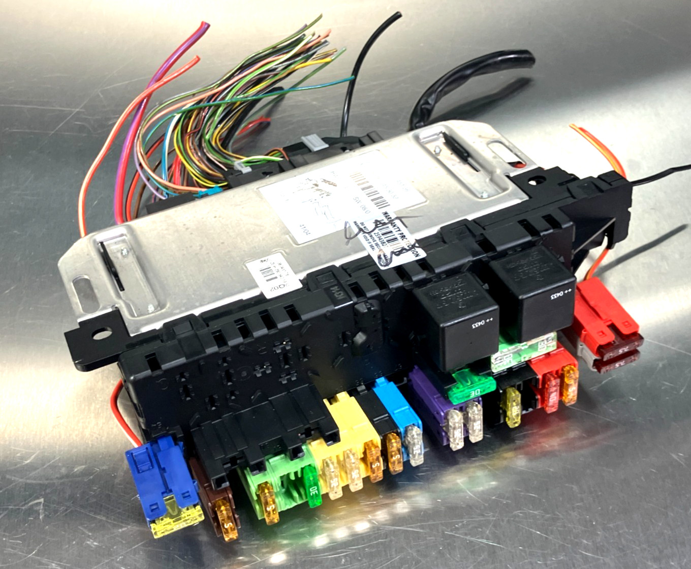 2003-2012 mercedes r230 sl500 sl550 sl55 rear sam fuse box relay module oem