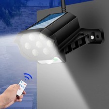 Luz LED Solar Para Exterior Con Sensor De Movimiento Jardin Patio Casa Lampara