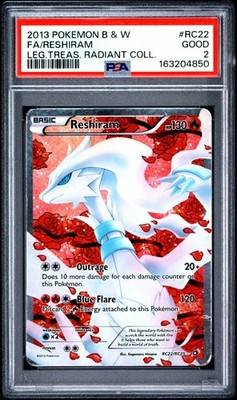 Reshiram (Full Art) RC22/RC25 Legendary Treasures: Radiant