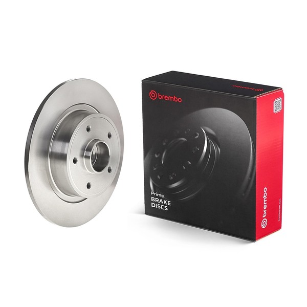 2X Bremsscheibe Prime Line - With Bearing Kit Brembo 08.B394.17 FüR Megane BM0 2-image