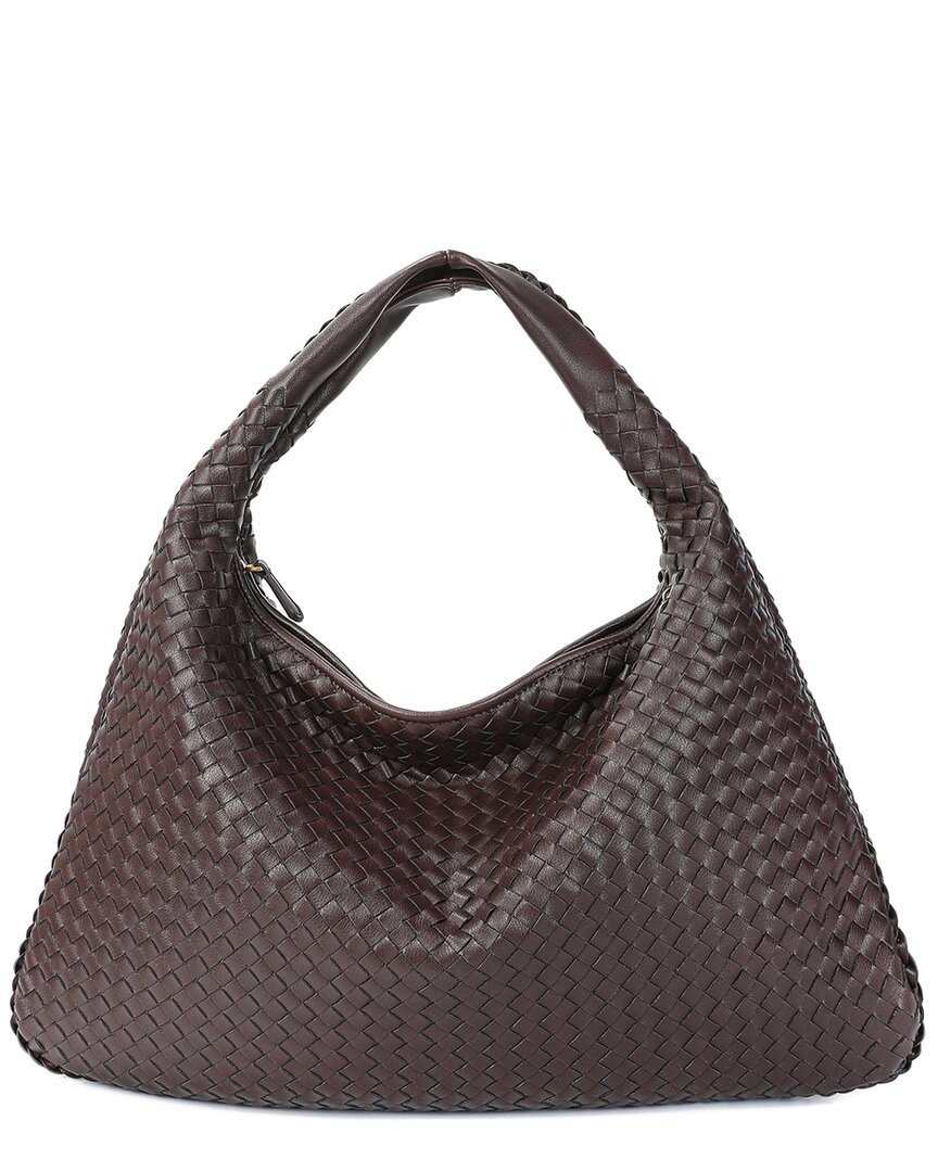 Tiffany & Fred Paris Leather Tote Women's Brown