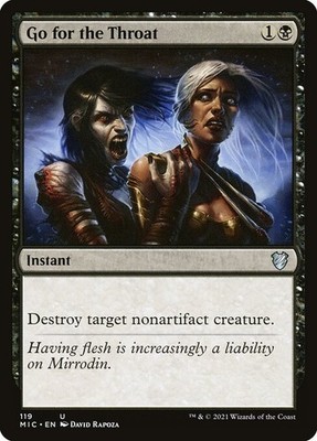[MTG] Go for the Throat (119) (MIC) LP-HP