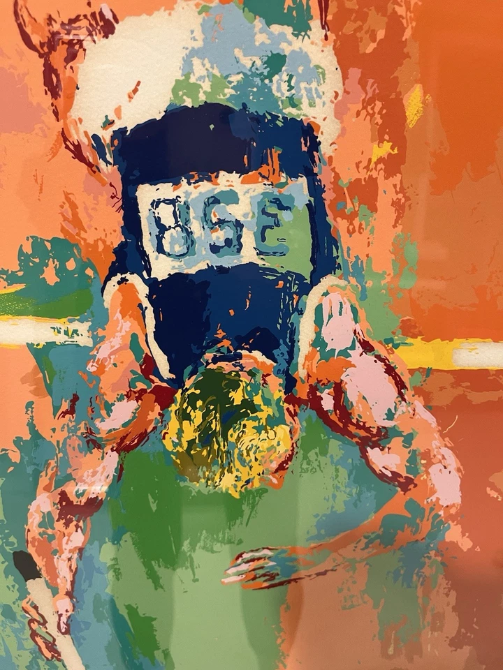 Saltador de poste de pintura Leroy Neiman Foto 3 de 4