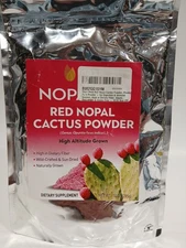 Maxx Herb Red Nopal Cactus Fruit Powder - Prickly Pear, High in Fiber, 10oz