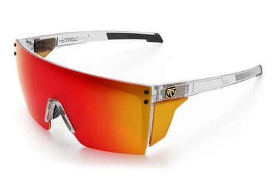Heatwave Performance XL Lazer Face Sunglasses: Vapor Clear Frame Sunblast Lens Z