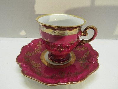 Vintage Eschenbach China Demitasse Cup & Saucer - La Reine