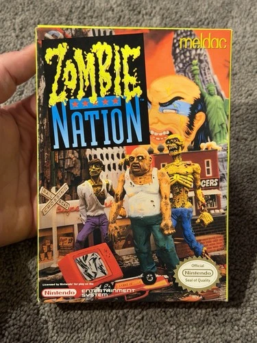 Zombie Nation Complete In Box Very Good (Nintendo Entertainment System, 1991)