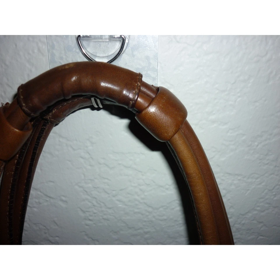 Bolso de Mano Marco Buggiani Chic Mujer Beige Marrón Cuero Asa Superior Bolso de Hombro Foto 4 de 4