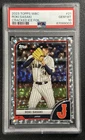 ROKI SASAKI PSA 10 2023 TOPPS WORLD BASEBALL CLASSIC 21 WBC CRACKED ICE FOIL /99