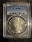 1881-S Morgan Silver Dollar NGC MS64