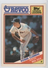 1988 Topps Revco League Leaders Box Sets Roger Clemens #28 xz4