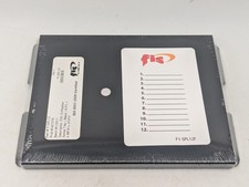 FIS F1SPL12 Splice Tray Fiber Optic 12-Position Splicer 6.5" x 4.68" Black New