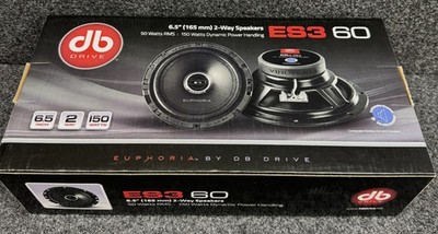 DB DRIVE EUPHORIA ES3 60 6.5'' 2-WAY SPEAKER/NEW/PRICED FOR CLEARANCE.