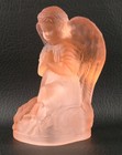 Boyd's Crystal Art Glass ANGEL #22/2 CIDER SATIN 11-24-10 Glows Praying 4-1/4" — photo 6