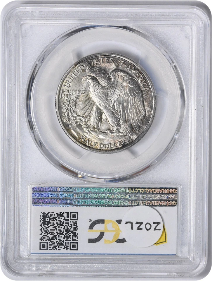 1917 Walking Liberty Half Dollar MS65 PCGS - Image 2 of 4