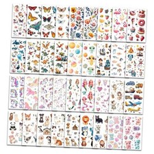 Tattoos for Kids, 350  37 Sheets Temporary Tattoos Stickers Set Mixed Styles