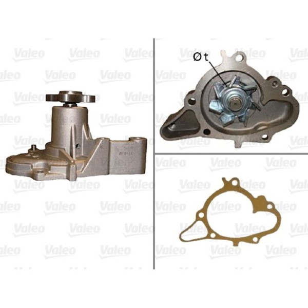 Wasserpumpe MotorküHlung Valeo 506897 FüR Hyundai Kia I10 I Getz Picanto Atos-image